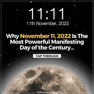 why november 11. 2022 is the most powerful manifesting day of the century